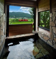 Japanese Style Room with Open-air Bath - Villa, Non Smoking | In-room safe, individually decorated, individually furnished, desk