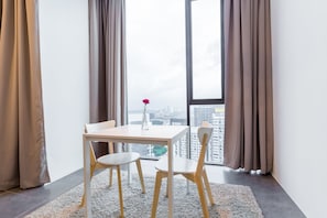 Suíte estúdio | Vista do quarto