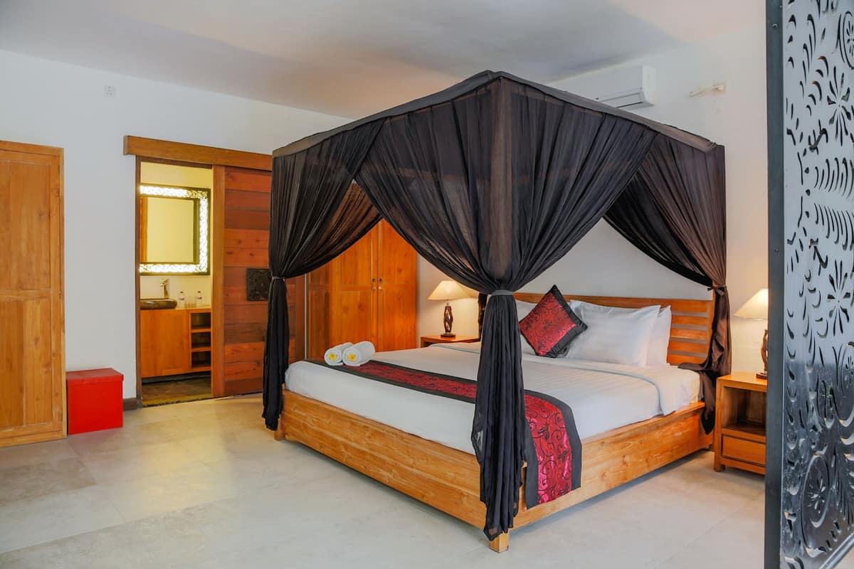 4 habitaciones y sábanas de algodón egipcio