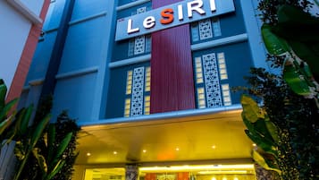 Front of property – evening/night