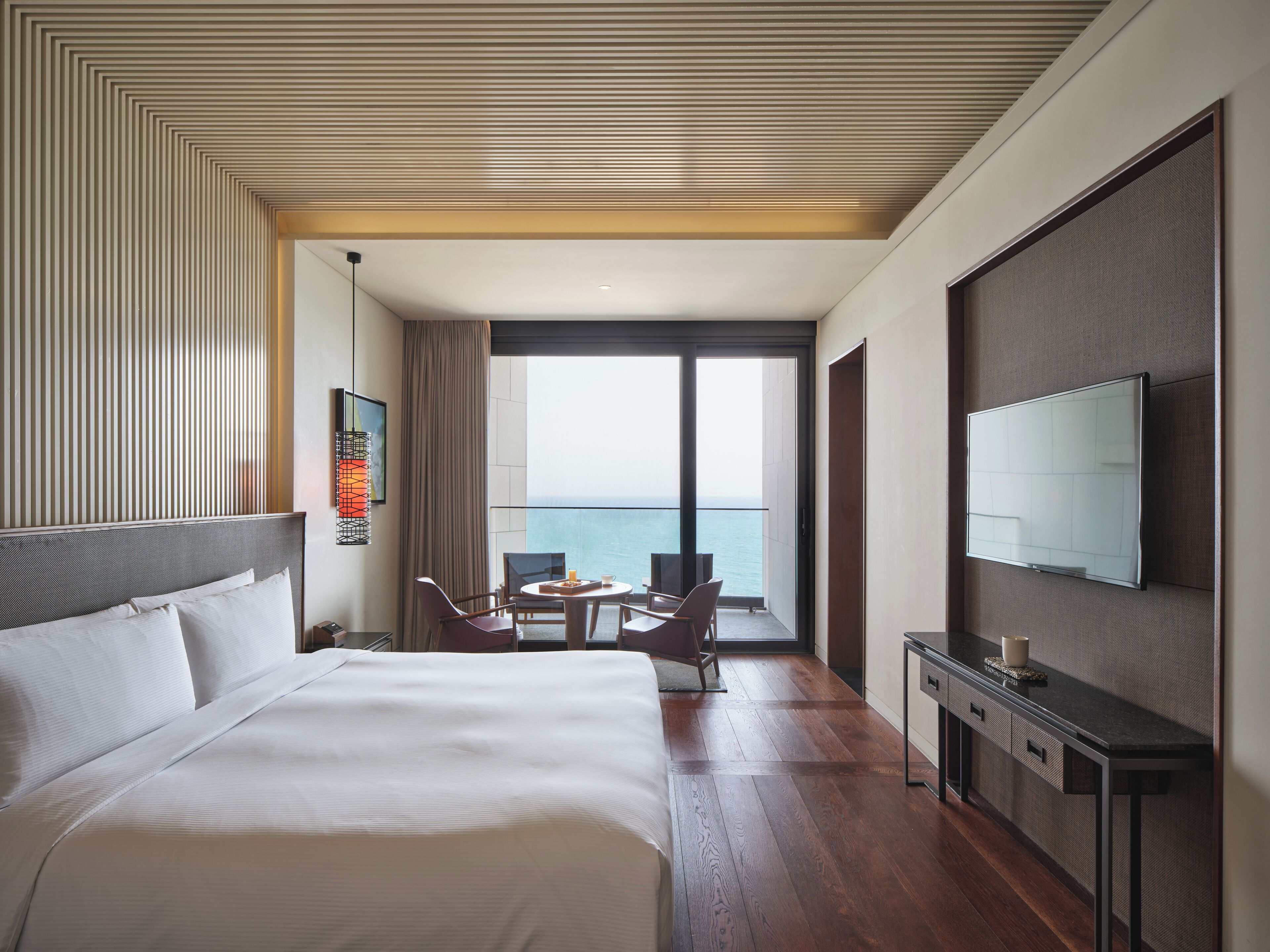 Premium bedding, down duvets, minibar, in-room safe