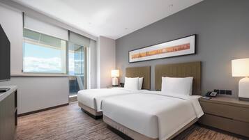 Premium bedding, minibar, in-room safe, desk