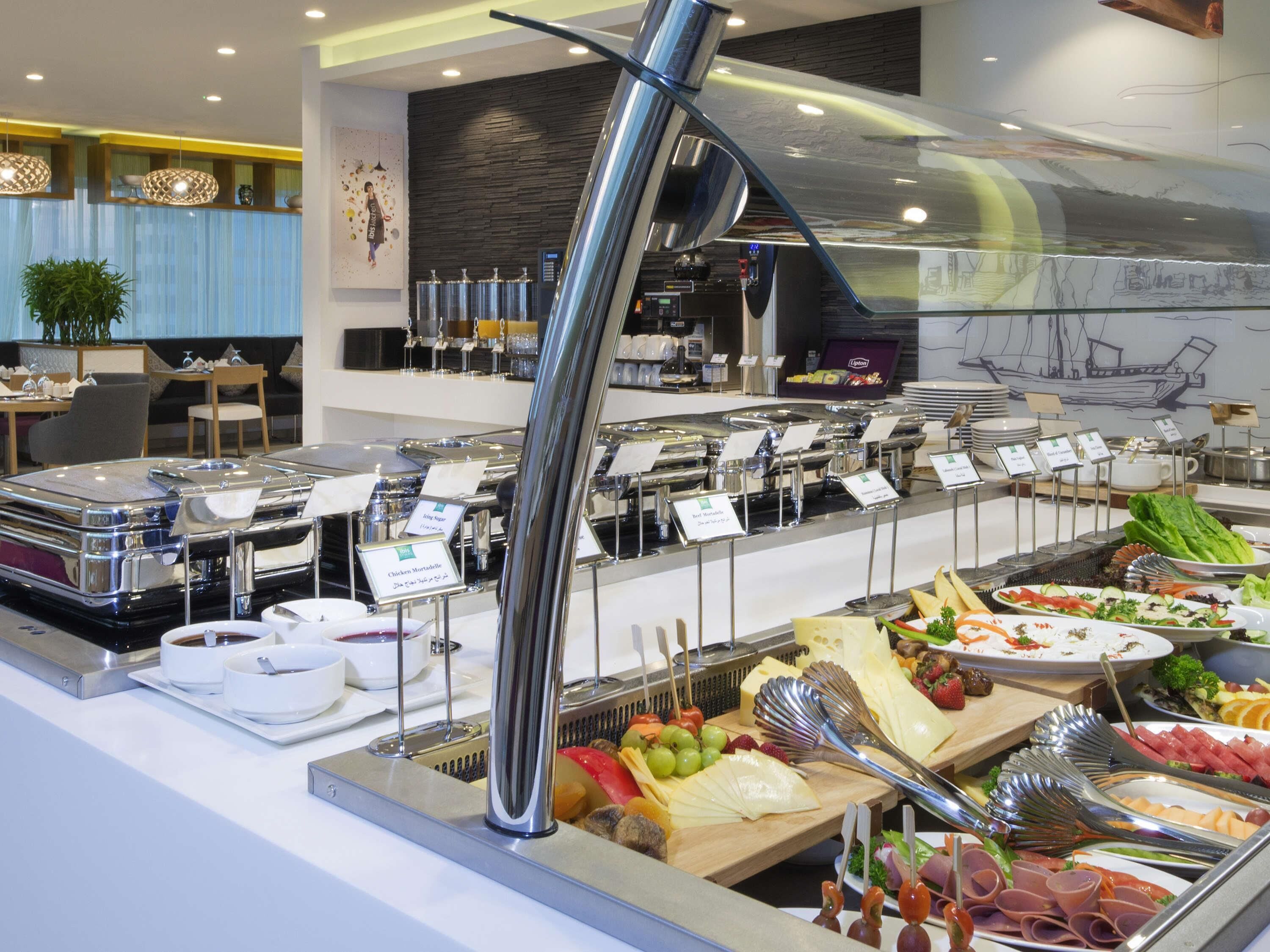 daily buffet breakfast (bhd 5 per person)