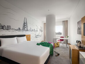 Superior Room, 1 King Bed, Sea View | 1 bedroom, in-room safe, desk, soundproofing