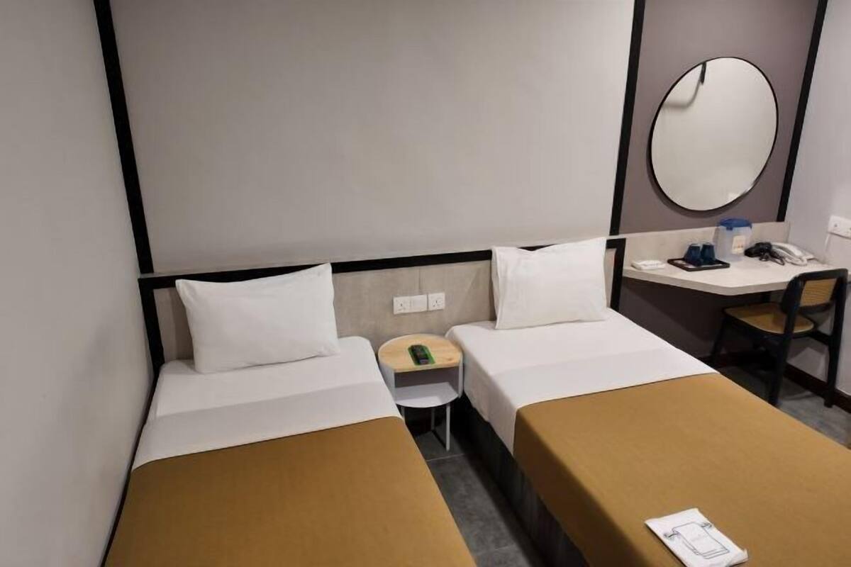 Desk, iron/ironing board (on request), WiFi (free)