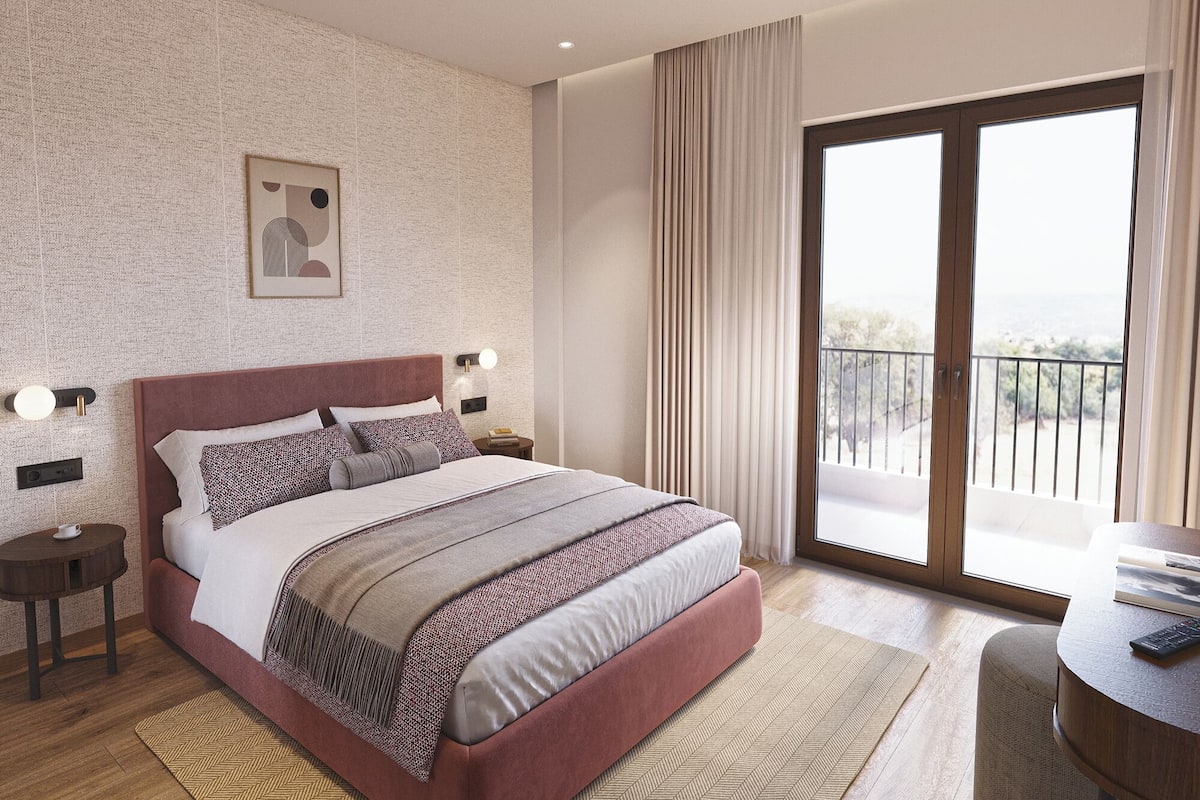 Caja de seguridad en la habitación y escritorio