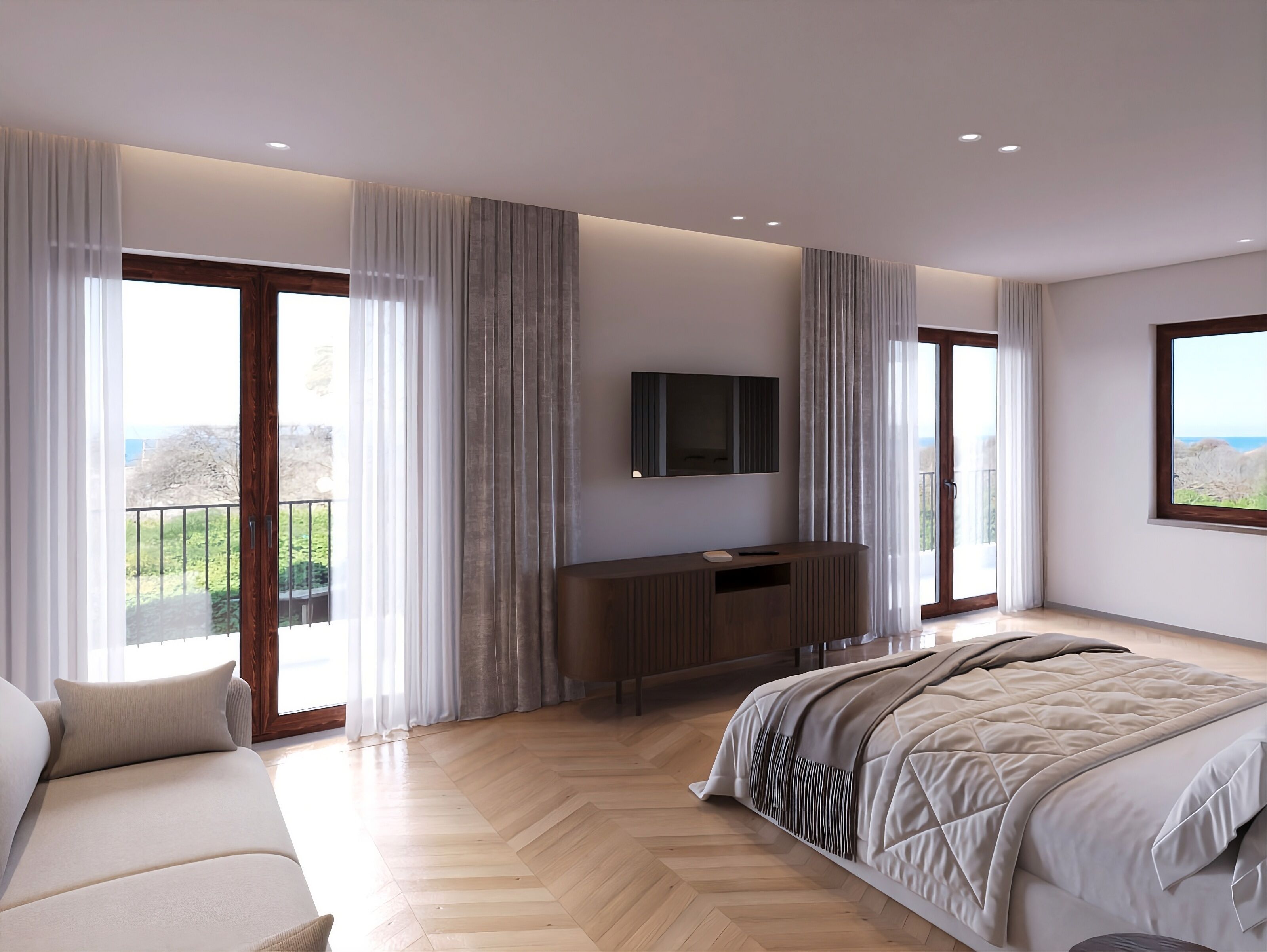 Delfinia Suite | Két bảo mật tại phòng, bàn, phòng cách âm 