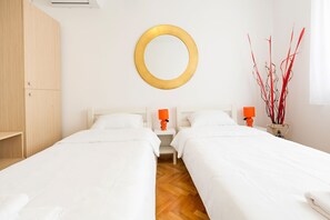 Premium bedding, memory-foam beds, individually decorated