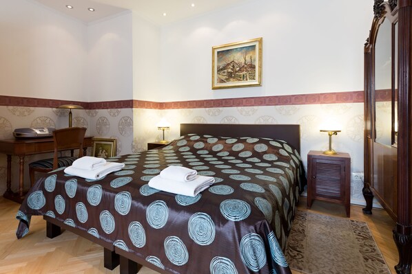 Premium bedding, memory-foam beds, individually decorated