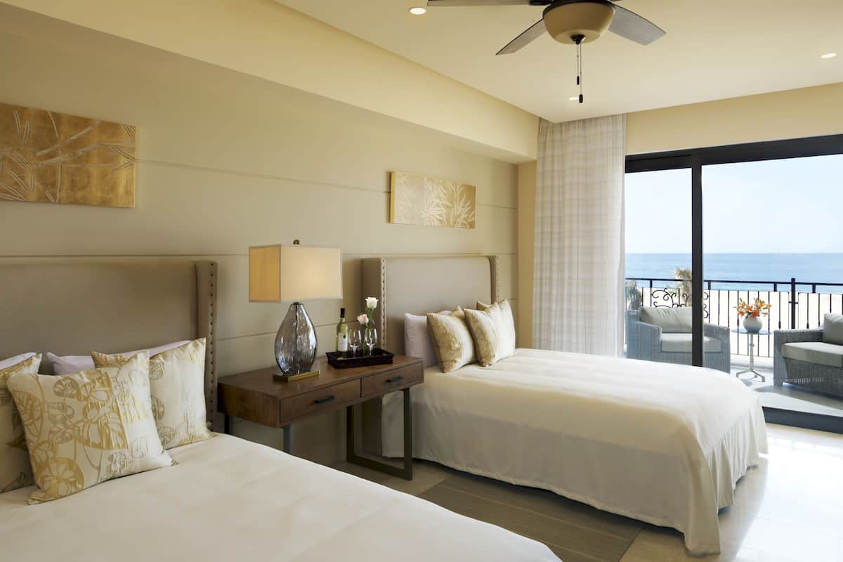 Presidential Suite, 2 Bedrooms | 2 bilik tidur, cadar Frette Itali, peralatan tempat tidur premium