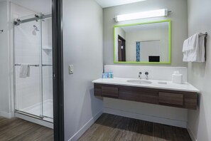 Hair dryer, towels