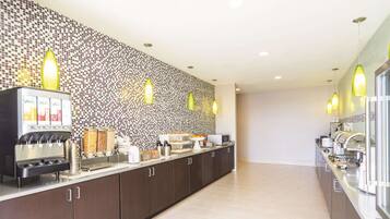 Free daily on-the-go breakfast