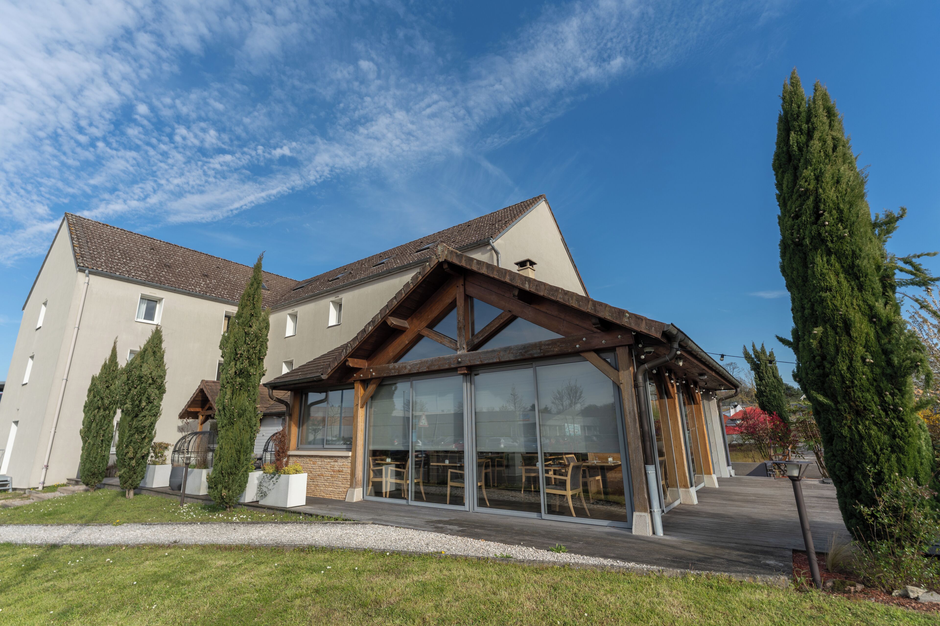 Voorkant van accommodatie