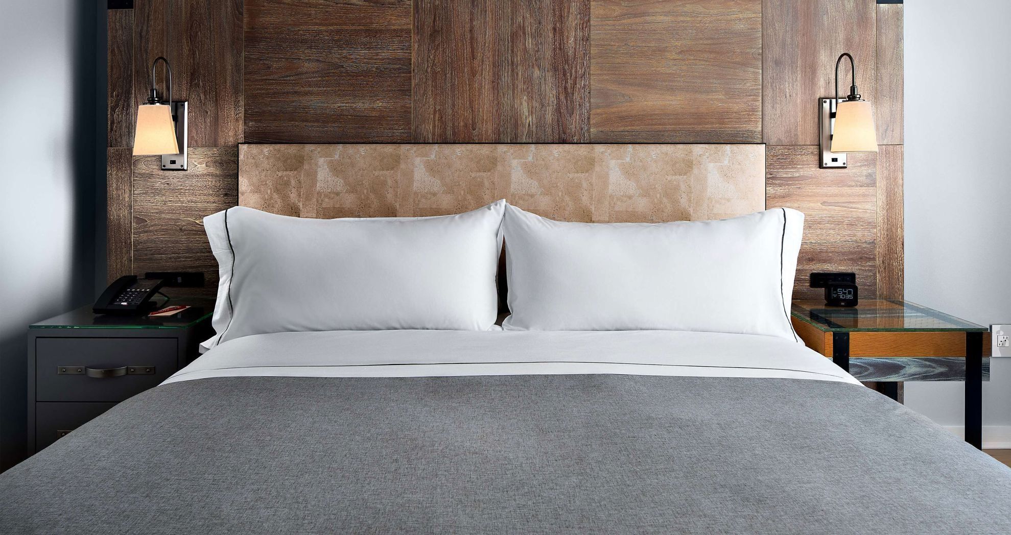 Biancheria da letto di alta qualità, una cassaforte in camera