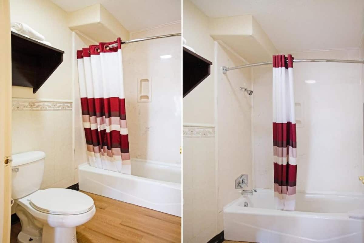 free toiletries, towels