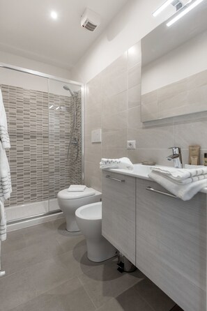 Articles de toilette gratuits, sèche-cheveux, chaussons, bidet