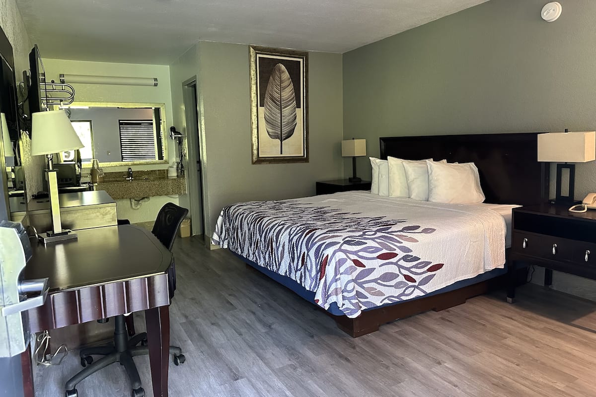Standard Single Room, 1 King Bed | Premium bedding, desk, laptop workspace, free WiFi