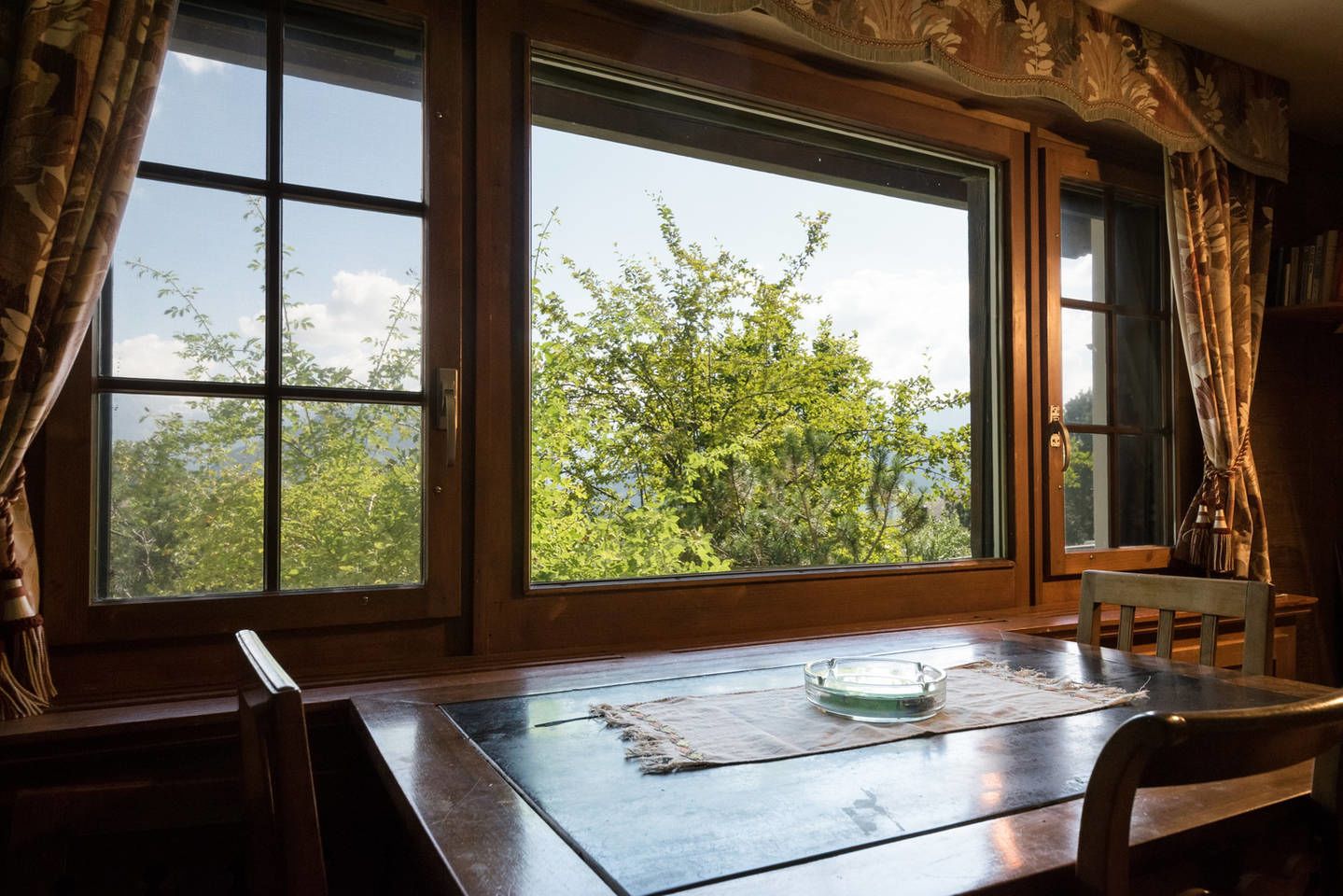 木屋, 5 間臥室, 陽台, 山景 | 房內用餐區