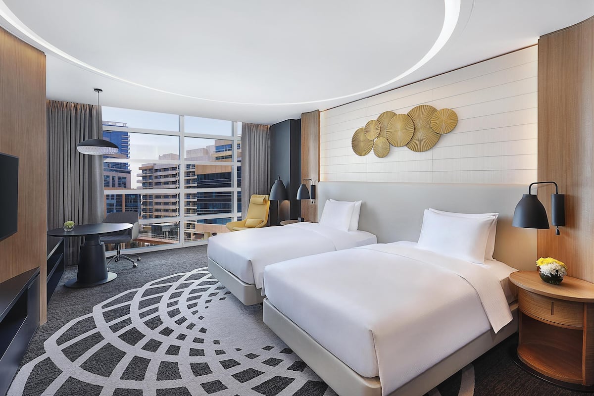 Hypo-allergenic bedding, down duvets, minibar, in-room safe