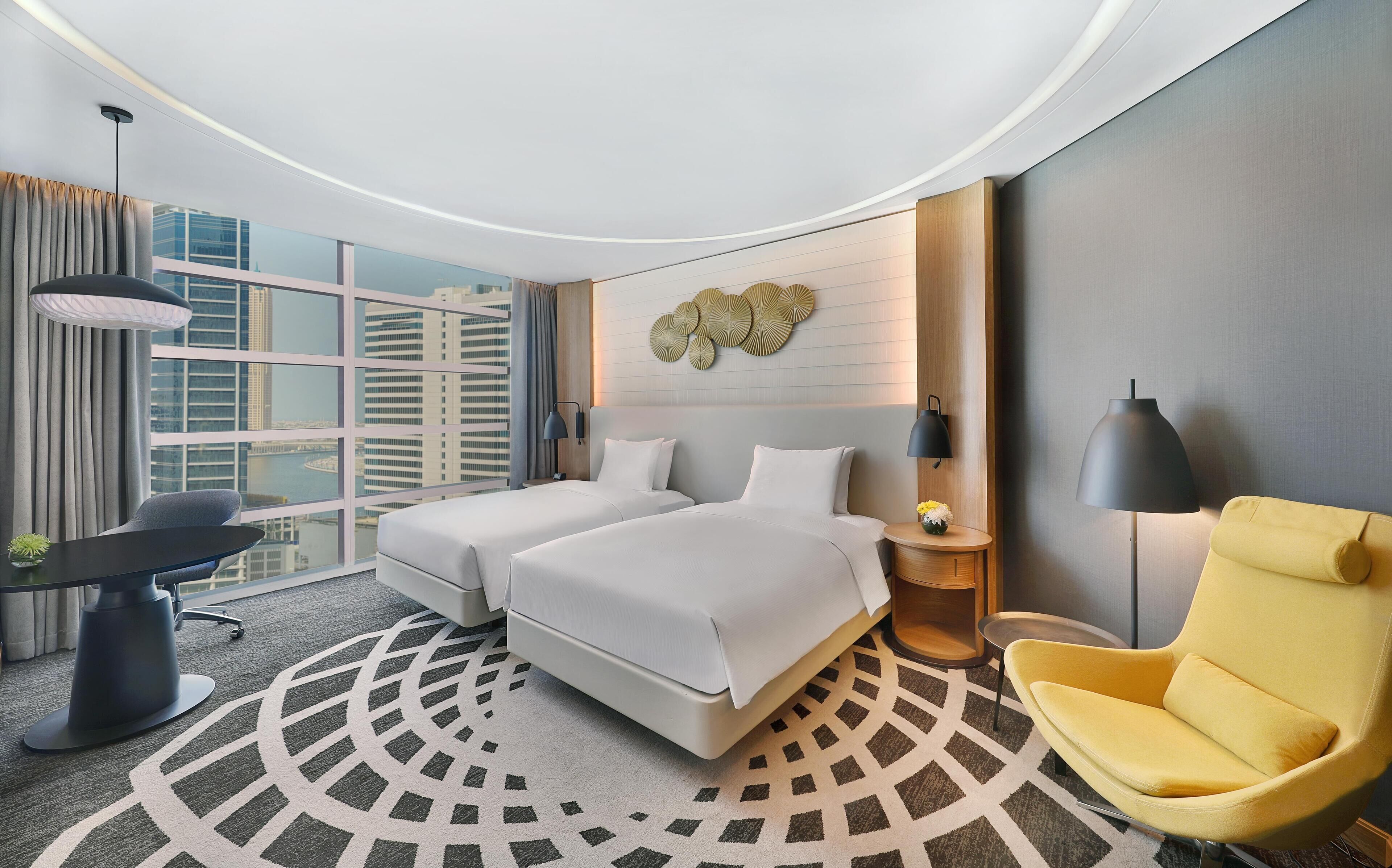 Two Double Beds Guest Room | Hypo-allergenic bedding, down comforters, minibar, in-room safe