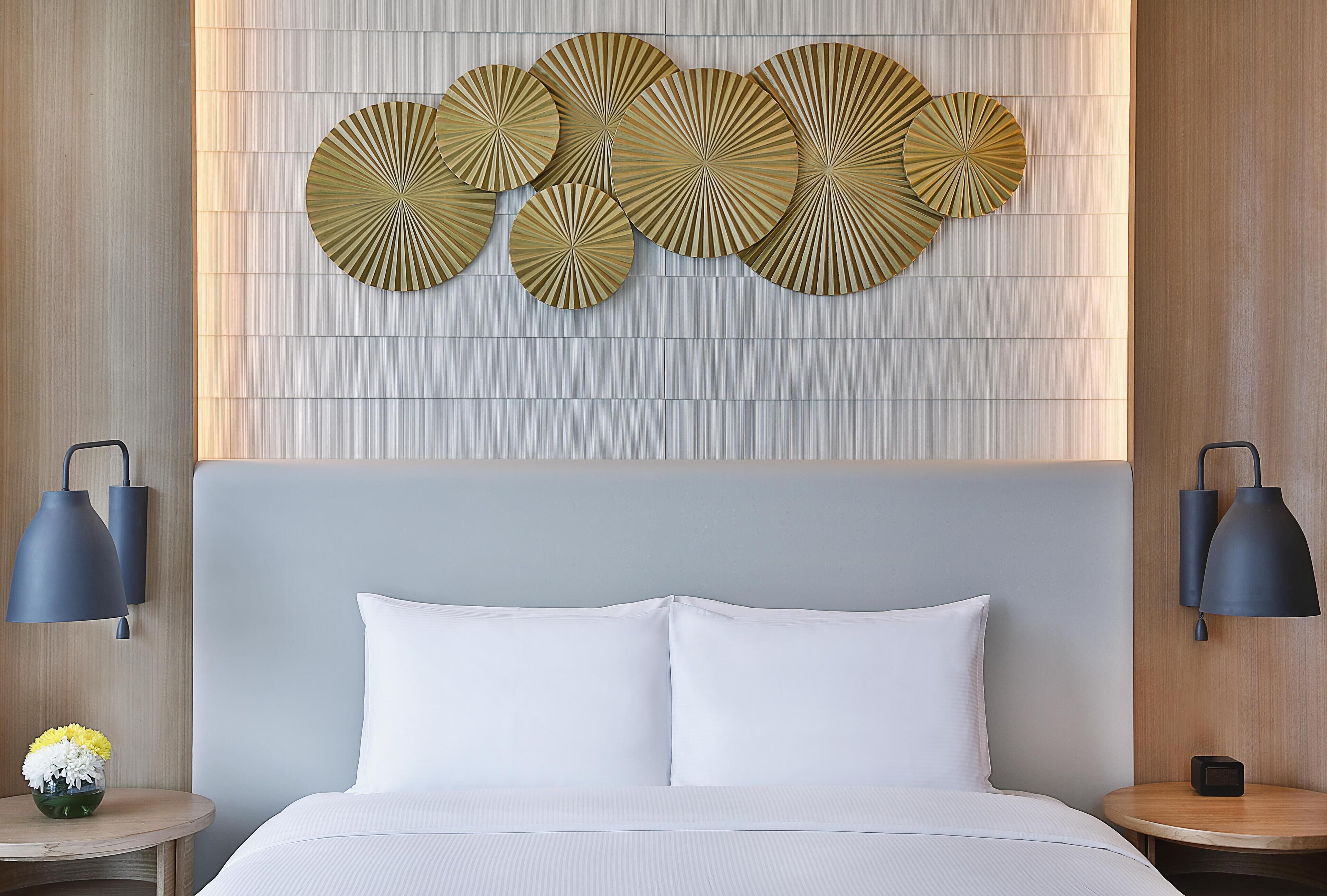 Hypo-allergenic bedding, down duvets, minibar, in-room safe