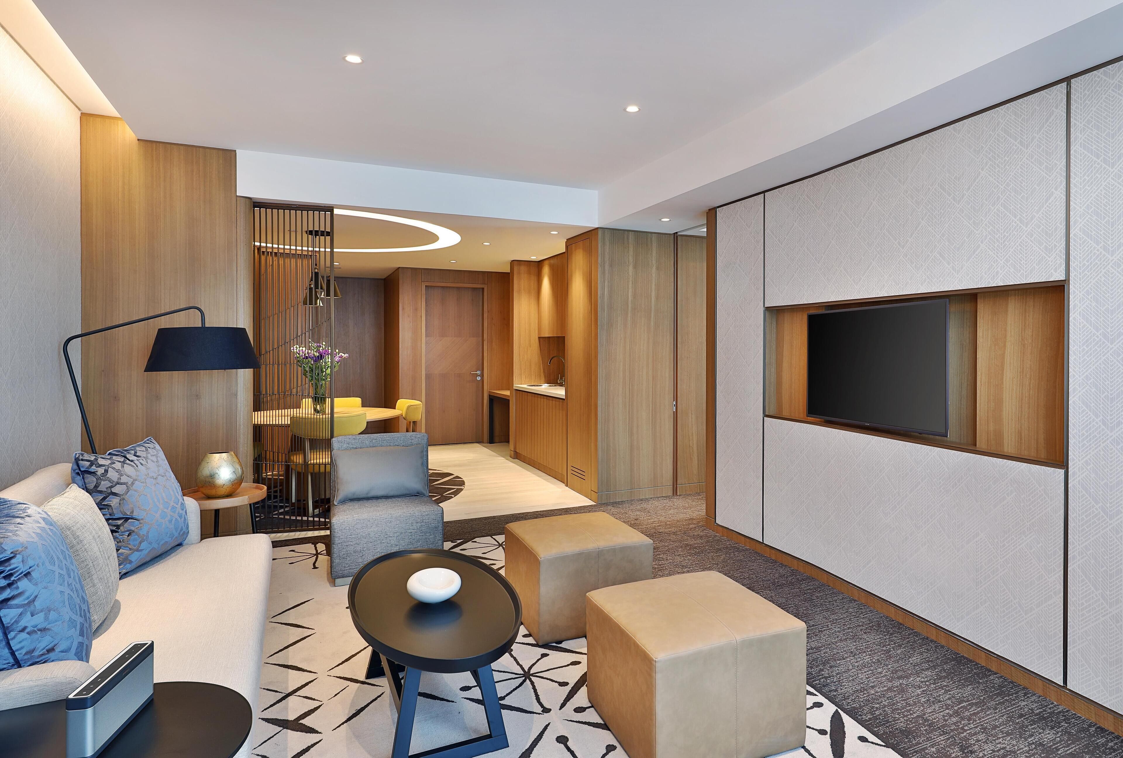 Two Bedroom Family Suite | Hypo-allergenic bedding, down duvets, minibar, in-room safe