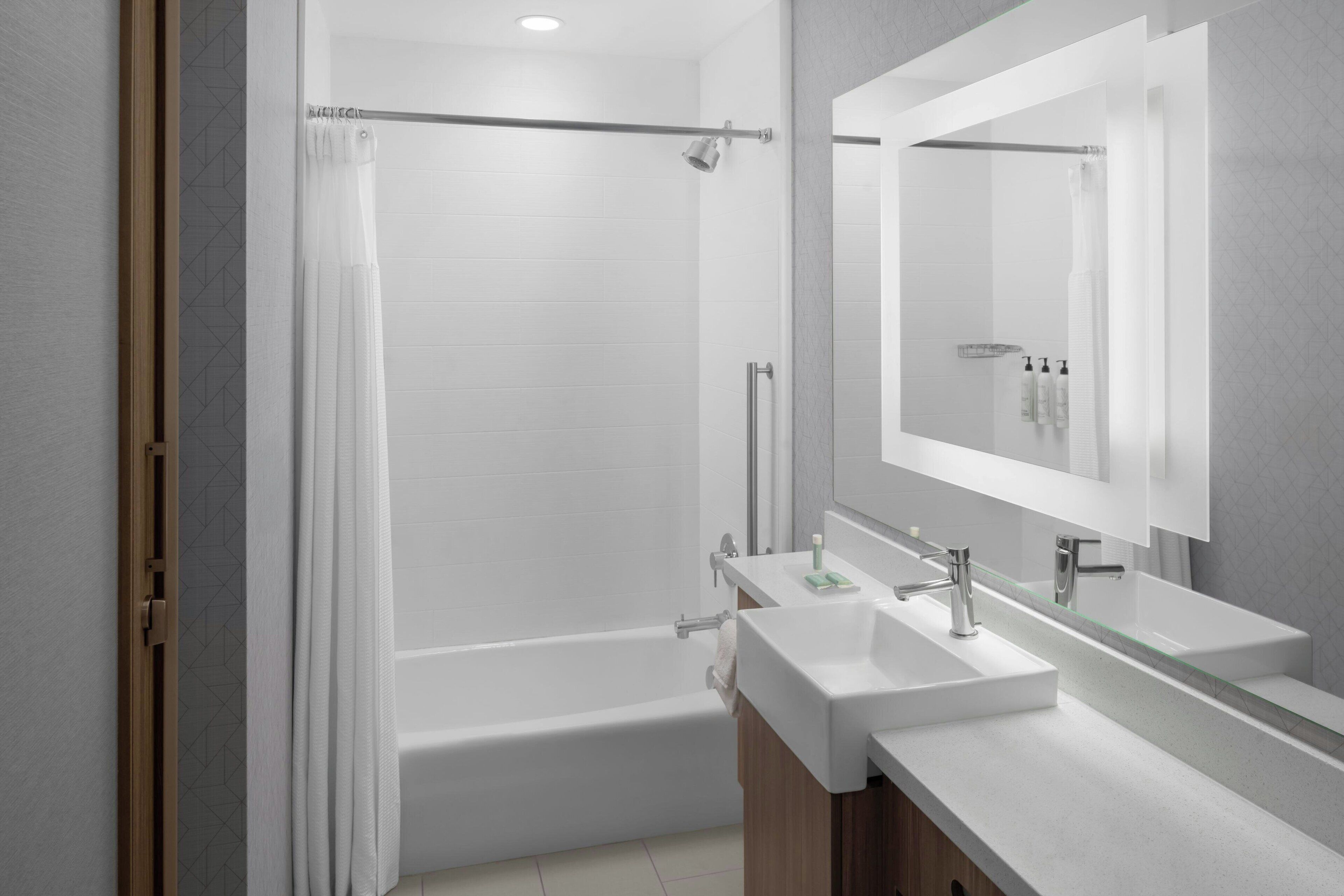 free toiletries, hair dryer, towels, soap