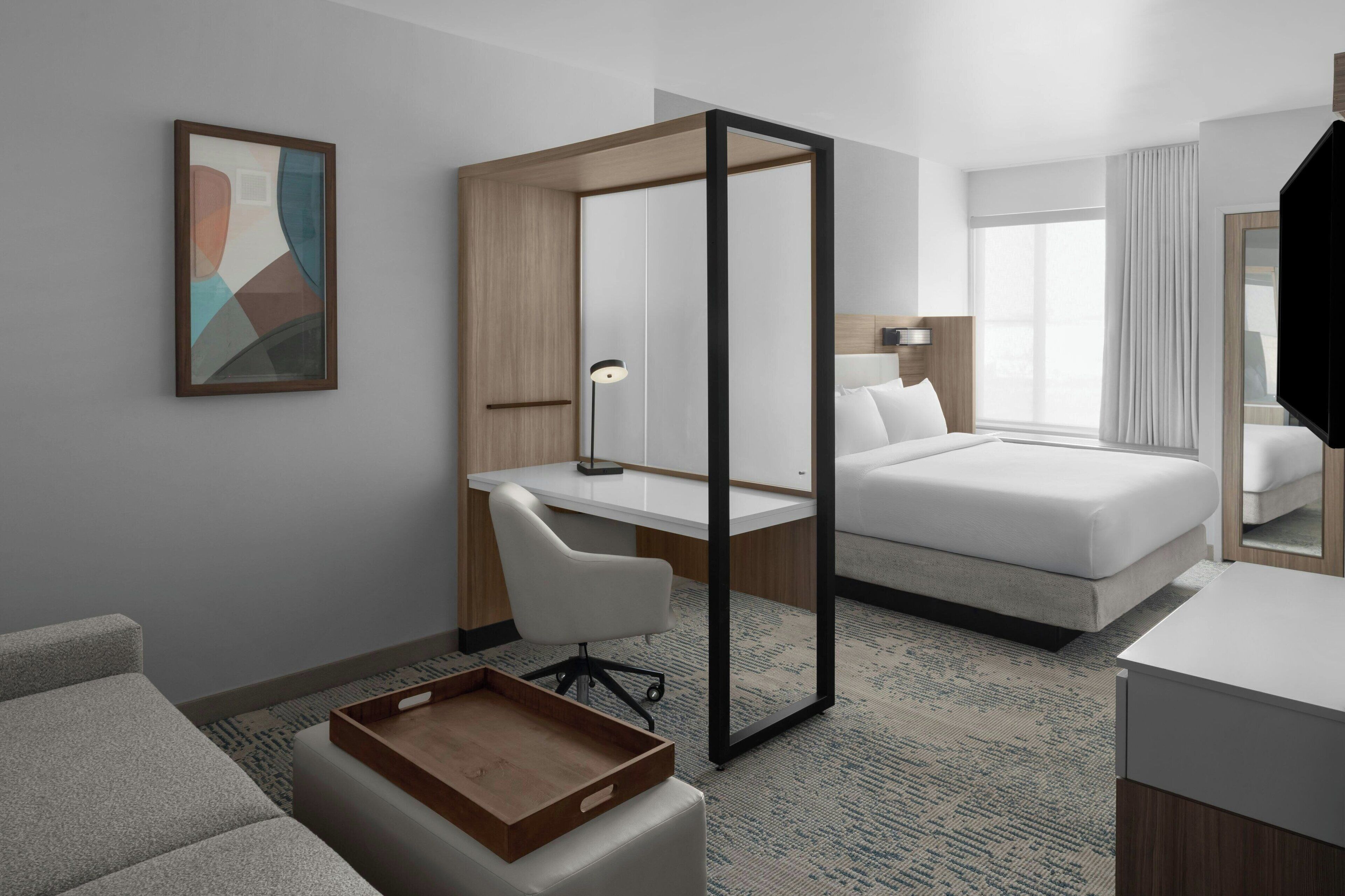 desk, laptop workspace, iron/ironing board, free cots/infant beds