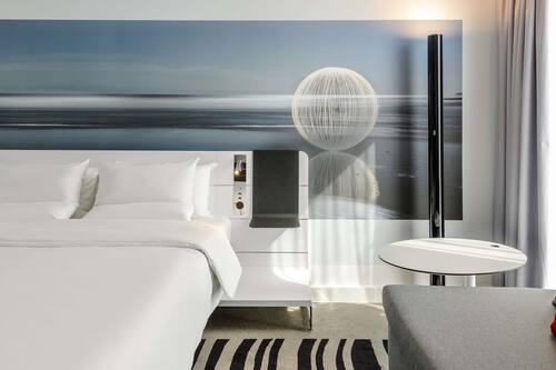 Hypo-allergenic bedding, in-room safe, blackout drapes, soundproofing