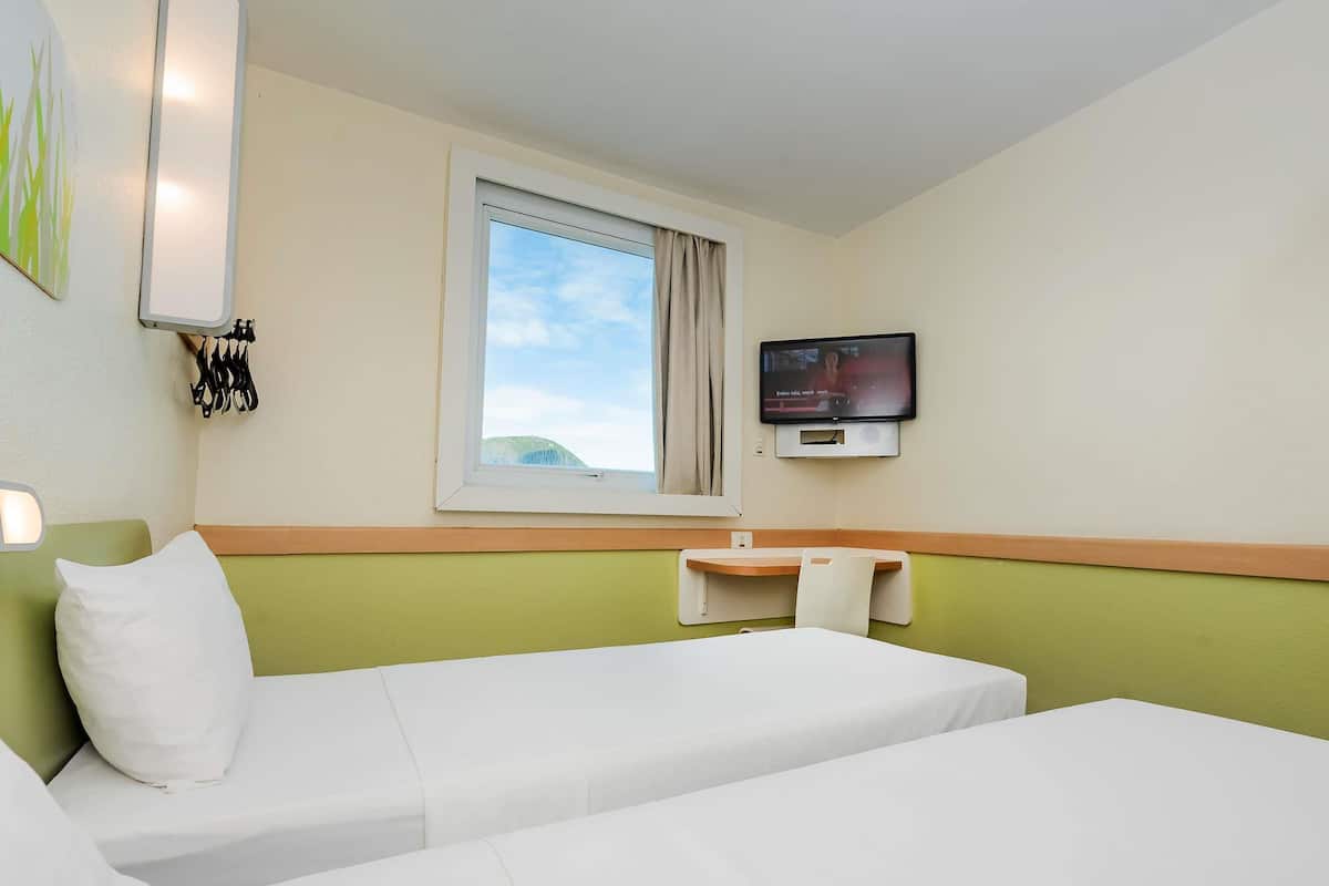 Chambre avec lits jumeaux, 2 lits une place (Functional)