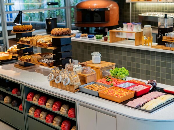 Morgenmadsbuffet hver dag (42 BRL pr. person)