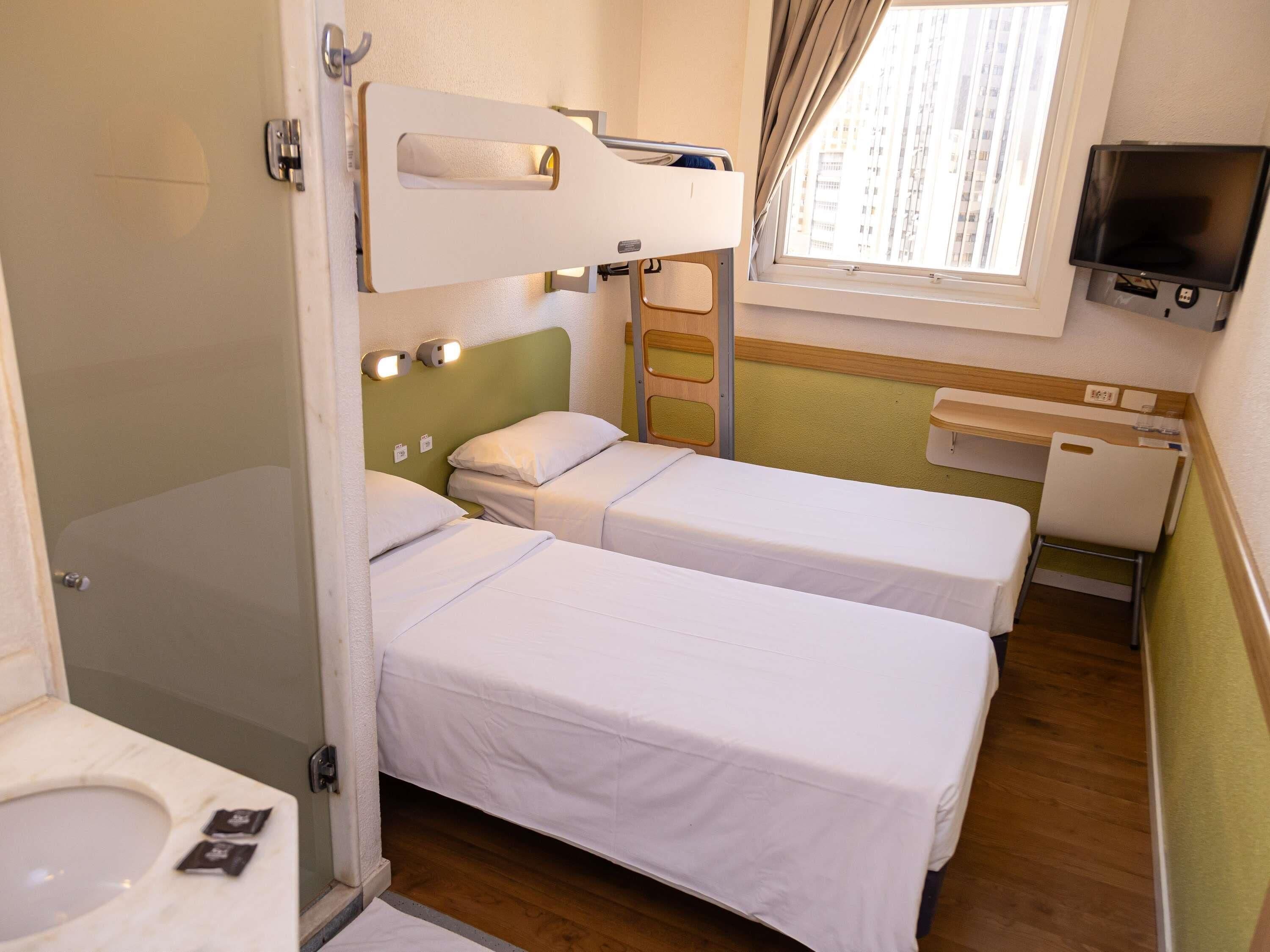 Desk, laptop workspace, blackout curtains, soundproofing