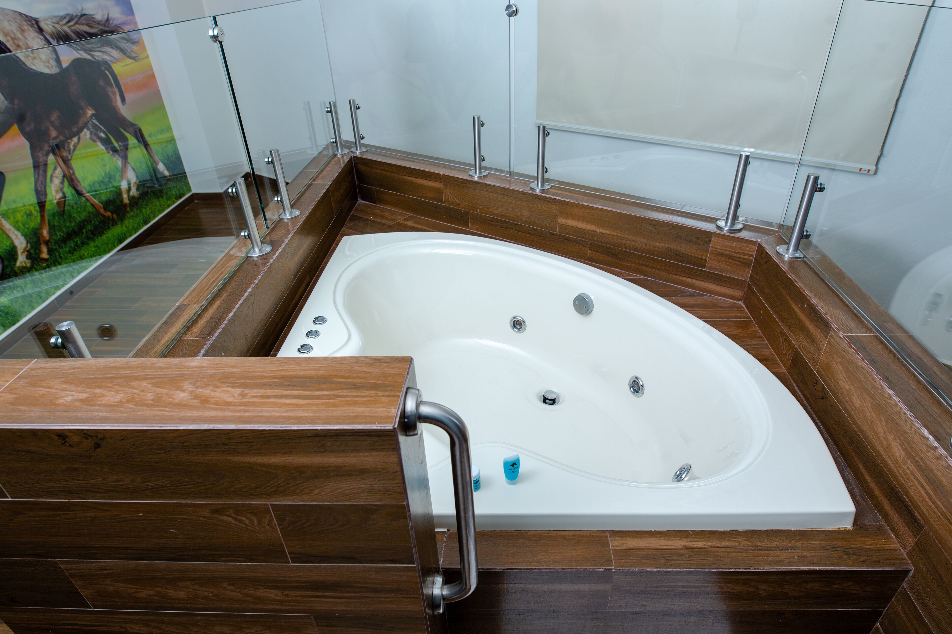 deluxe suite | jetted bathtub