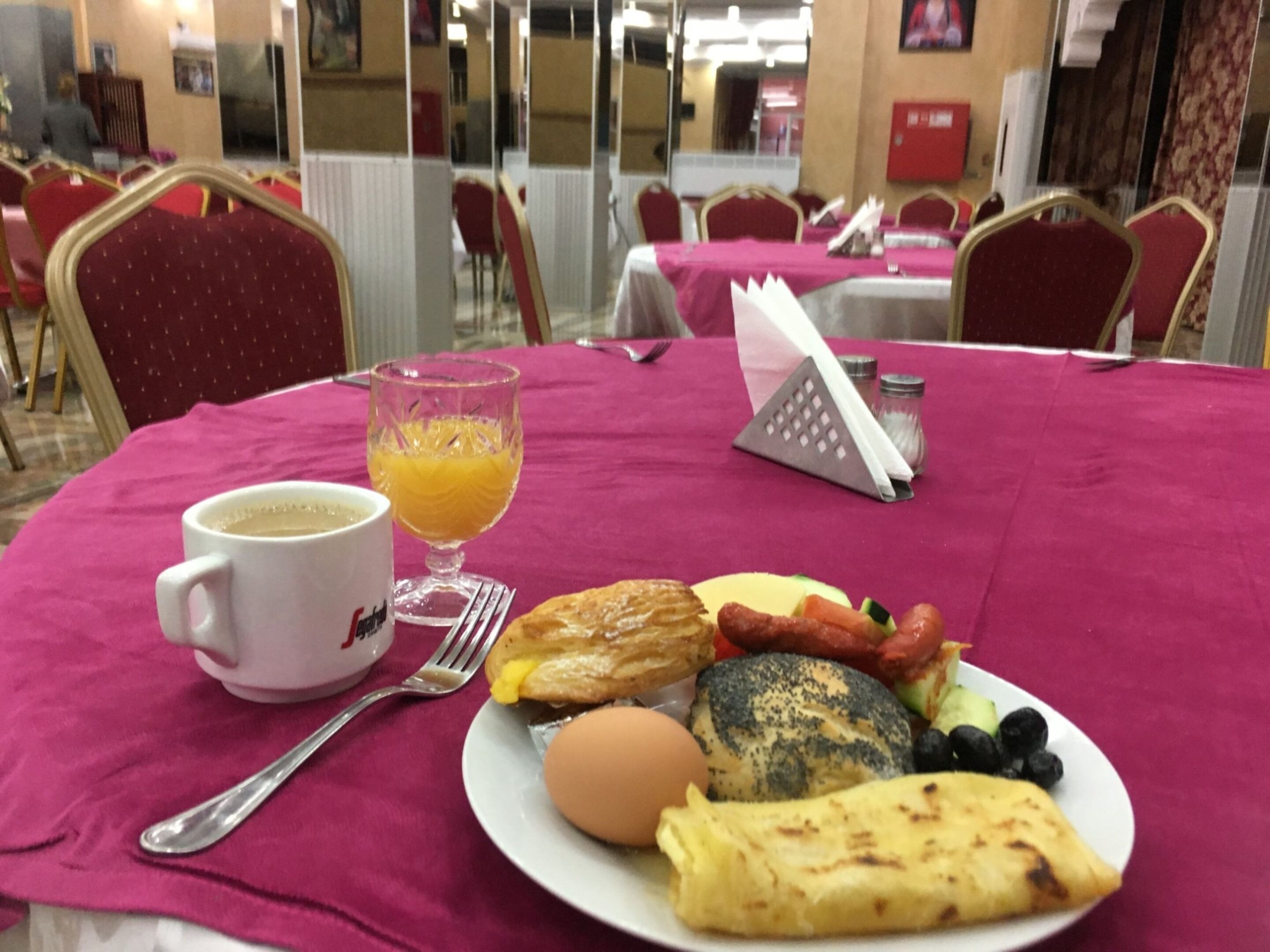 Daily local cuisine breakfast (EUR 5 per person)