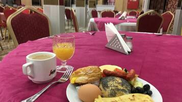 Daily local cuisine breakfast (EUR 5 per person)