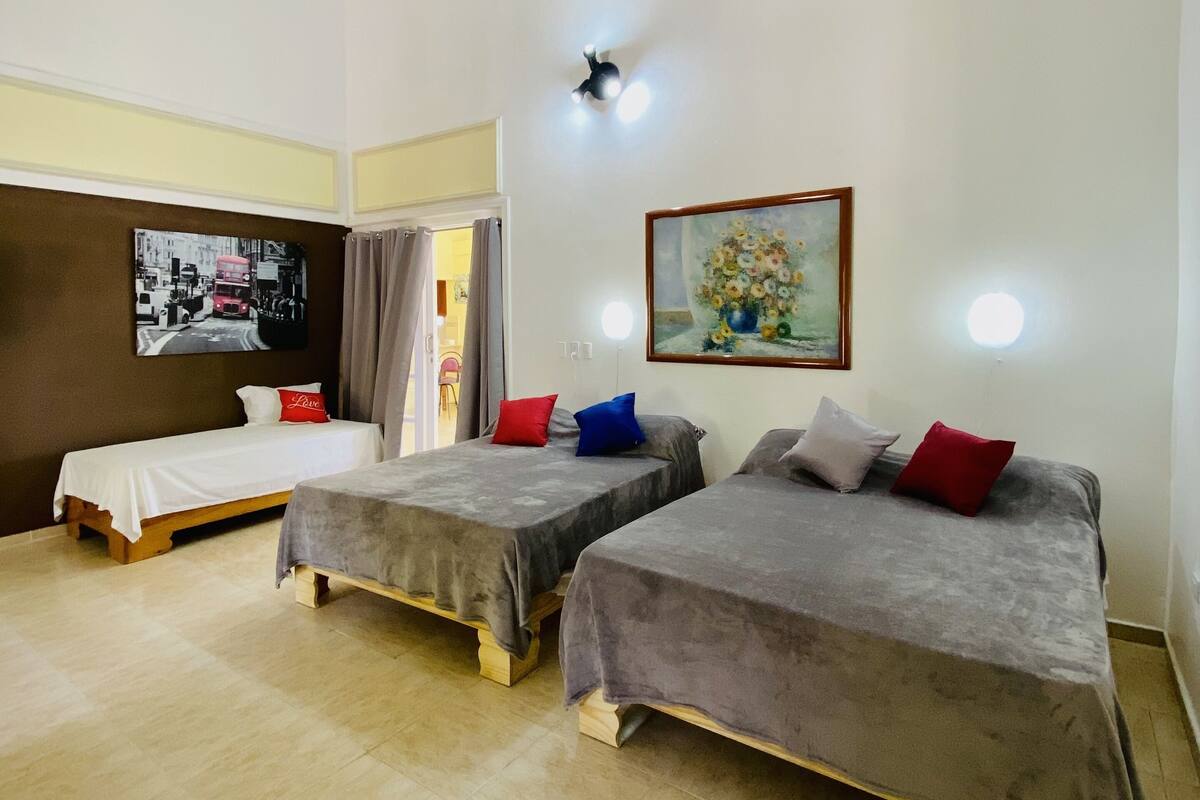 Deluxe Shared Dormitory | Premium bedding, desk, WiFi (free), individually decorated