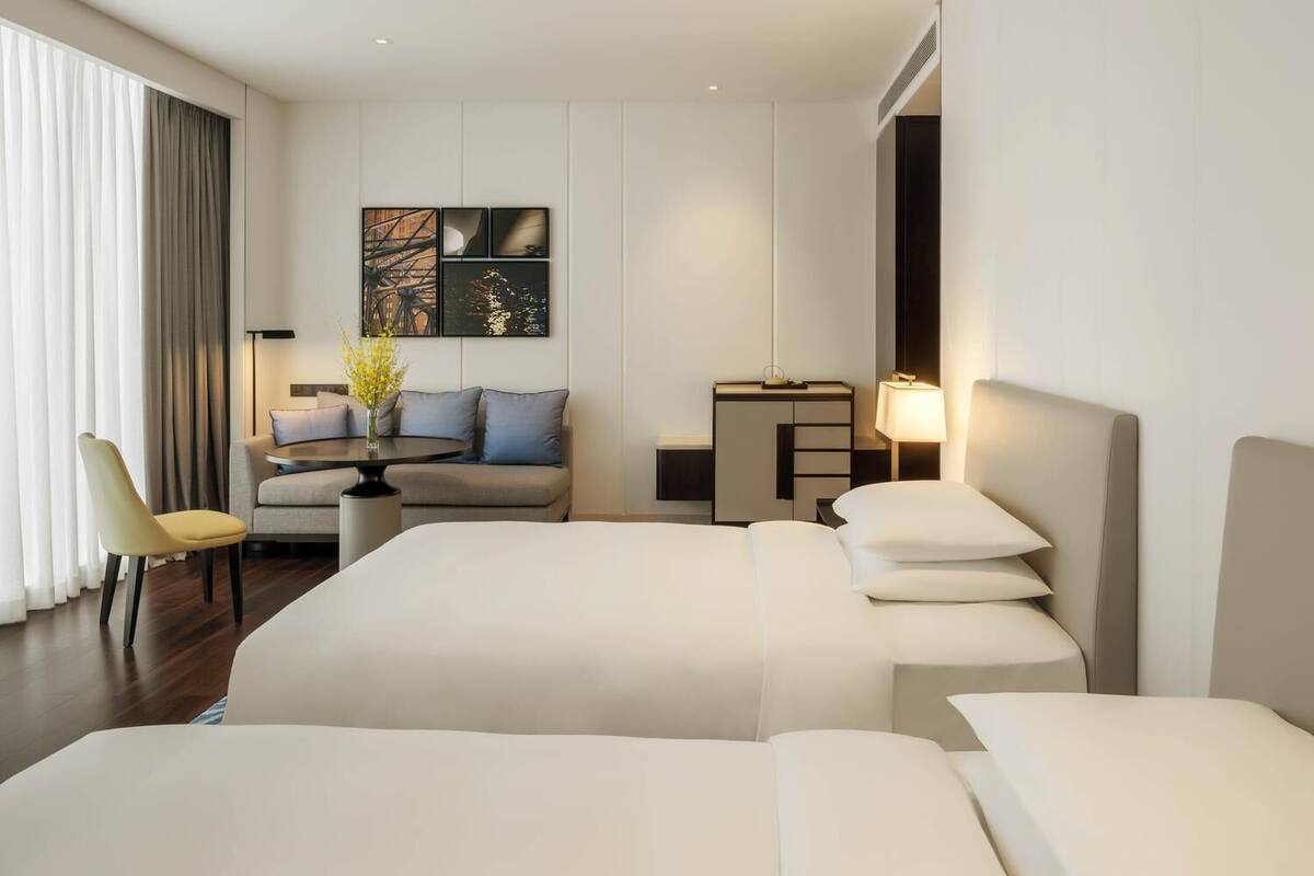 Minibar, in-room safe, desk, blackout curtains