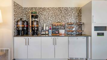 Free daily on-the-go breakfast