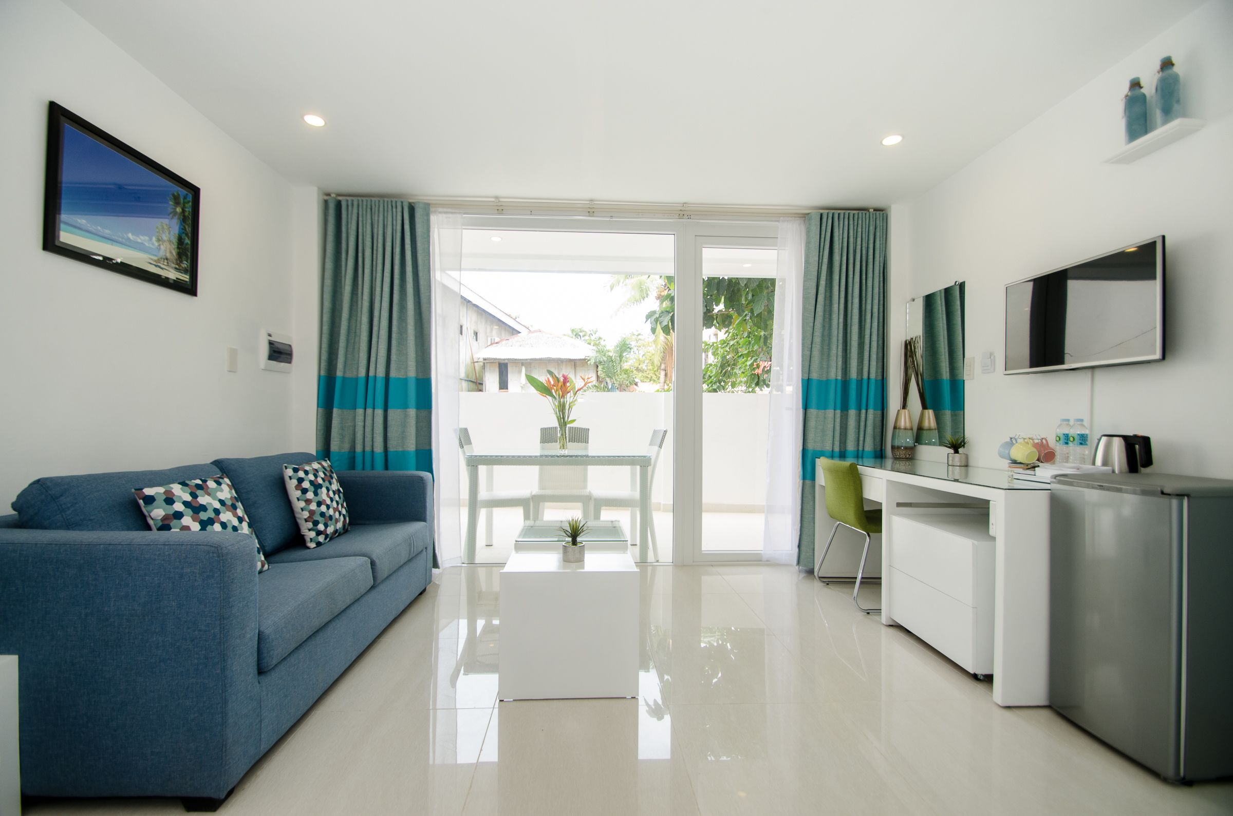 family suite | living area | plasma tv