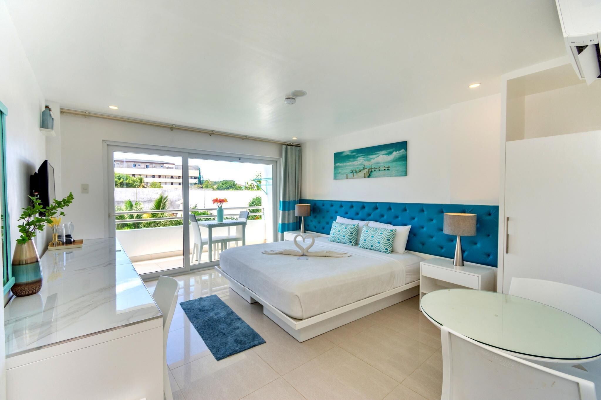 Minibar, in-room safe, desk, blackout curtains