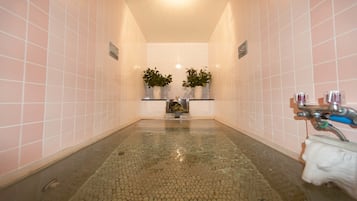 Japanese Western Style Twin Room, Shared Bathroom, Non-Smoking | Bathroom | Hair dryer, slippers, towels