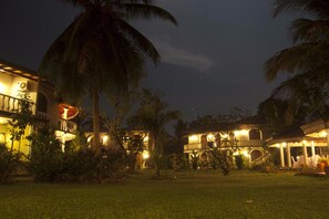Front of property – evening/night