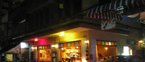 Front of property – evening/night