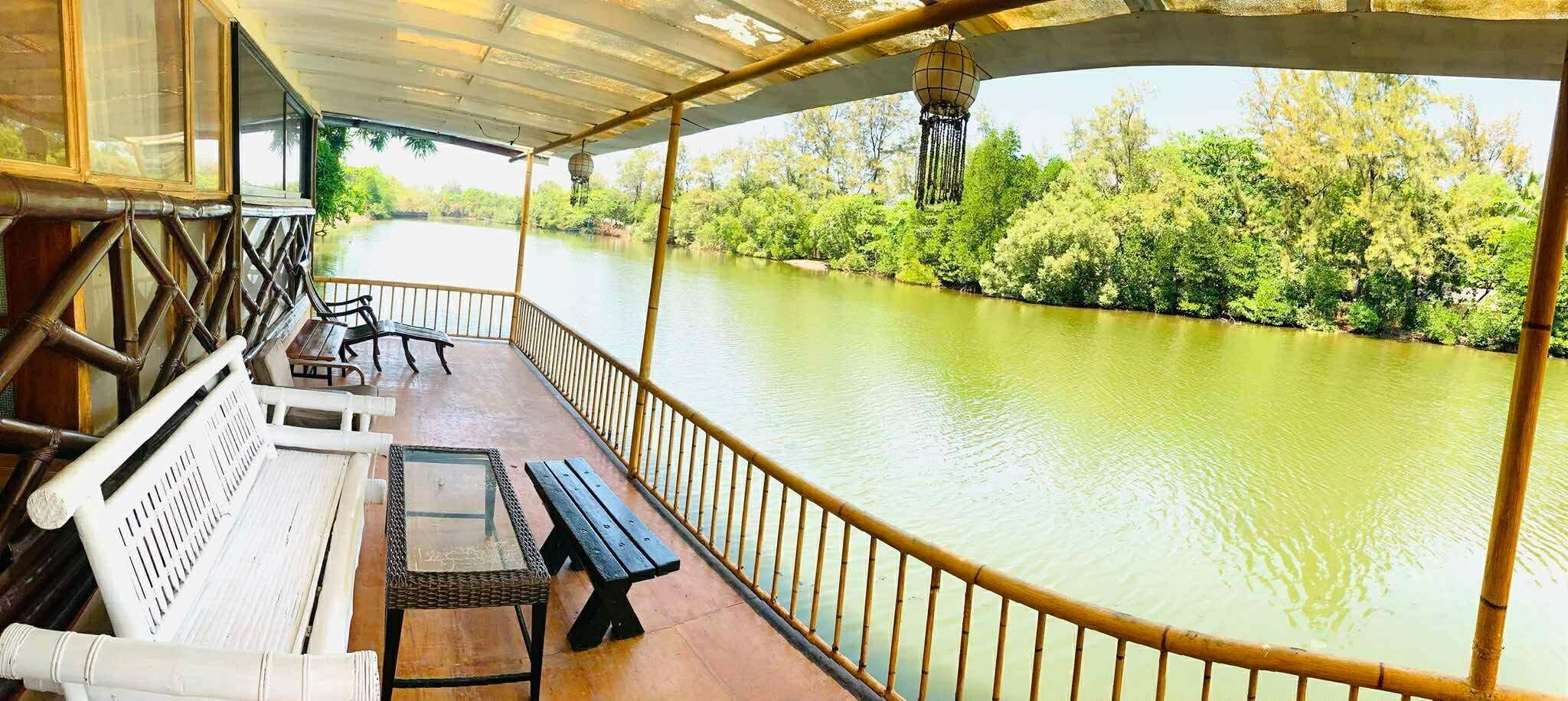 Suite familiar, 3 habitaciones, cocina, vista al río | Terraza o patio