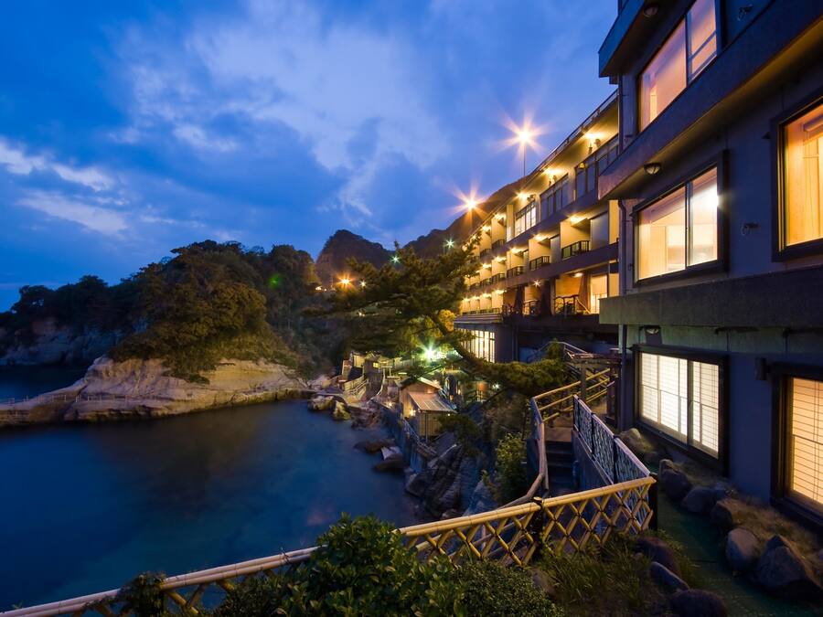 Front of property – evening/night