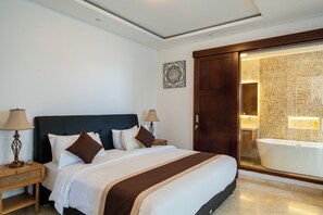 1 habitación y ropa de cama de alta calidad