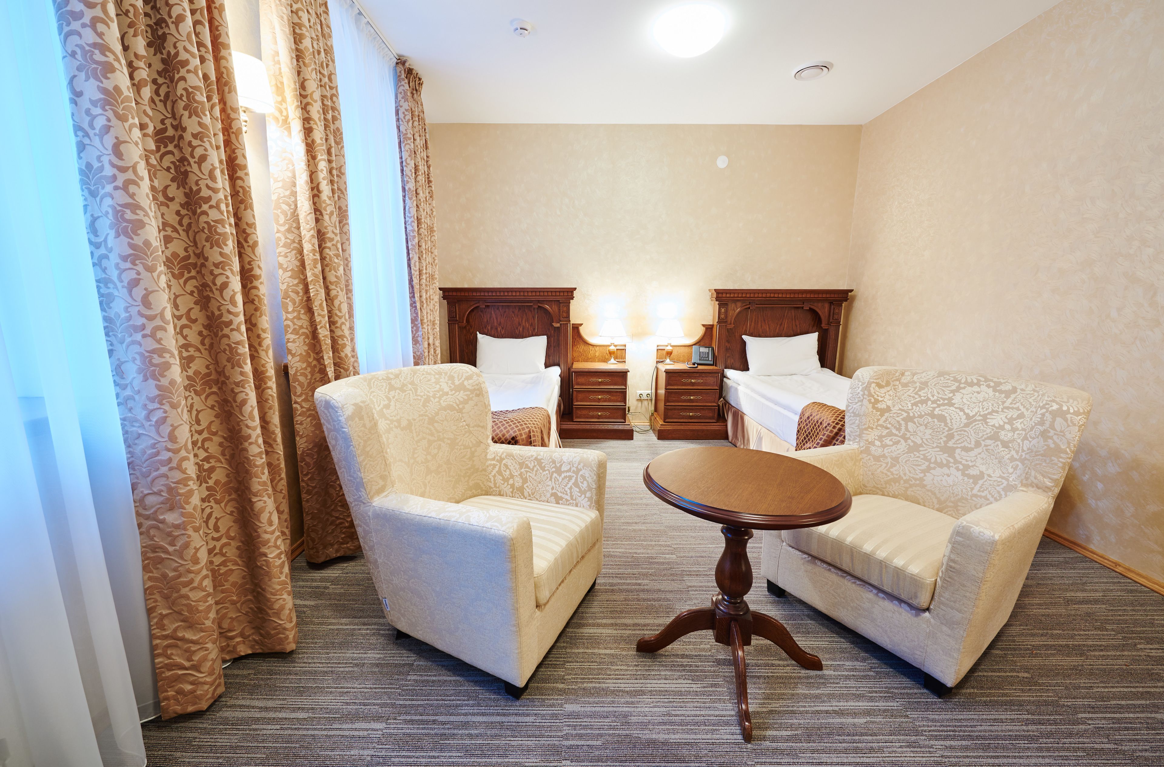 standard twin room, accessible | in-room safe, desk, iron/ironing board, free wifi