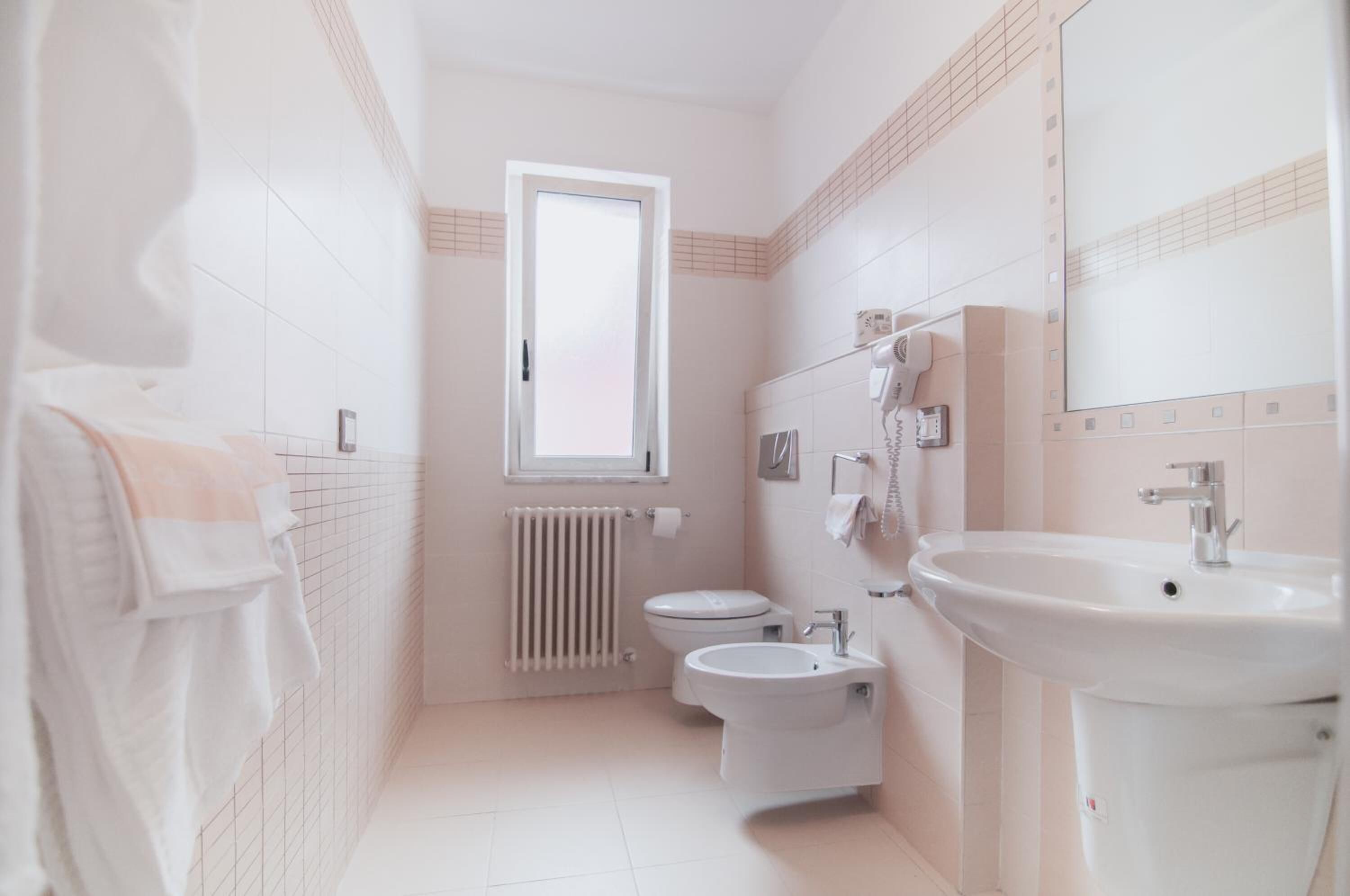 shower, free toiletries, hair dryer, bathrobes