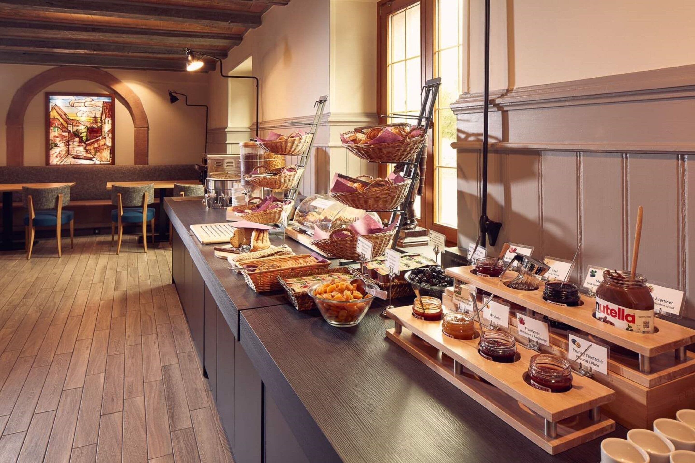 Daily buffet breakfast (EUR 15 per person)