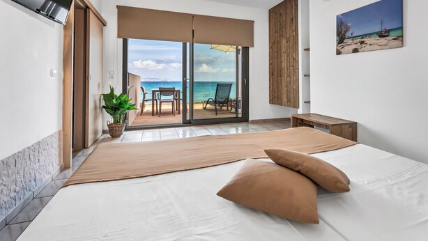 Superior Double Room Sea View-Balcony | Cribs (surcharge), WiFi (free) - Almare Beach Hotel (Hersonissos)